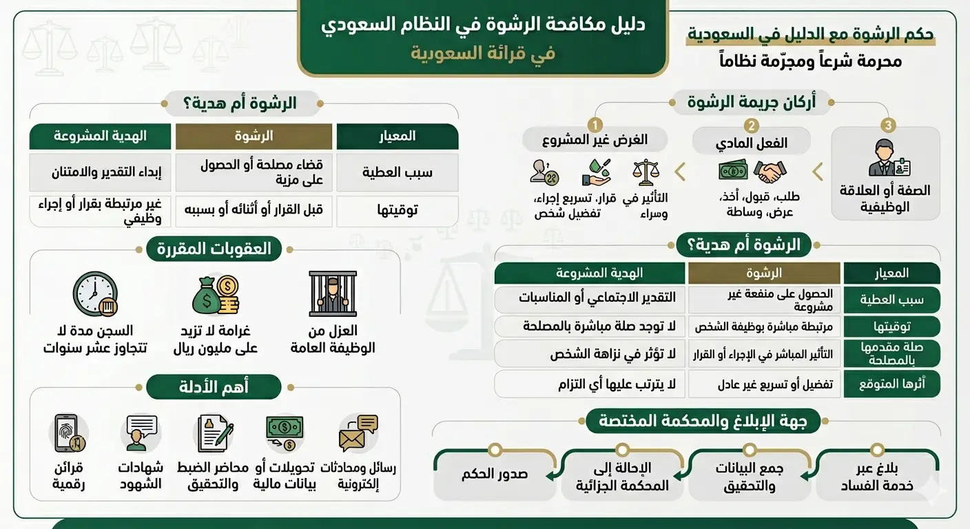 الرشوة مع دليل