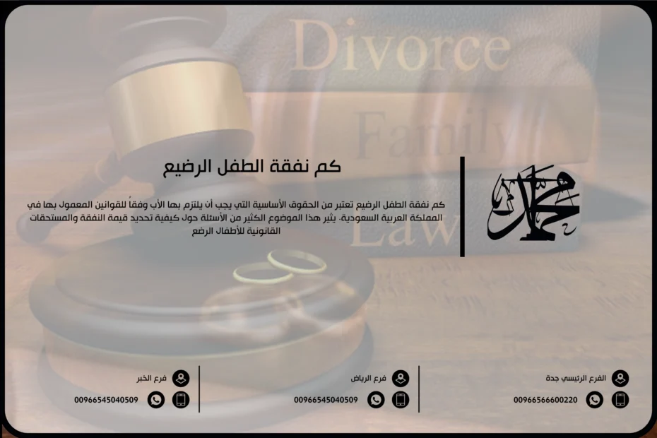 كم نفقة الطفل الرضيع